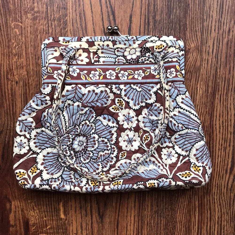 Vera Bradley Purse Slate Blooms